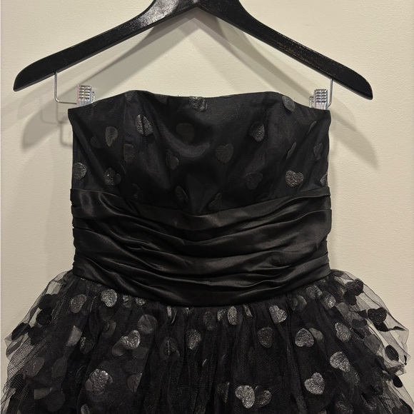 Betsey Johnson Black Evening Strapless Dress - Picture 12 of 13